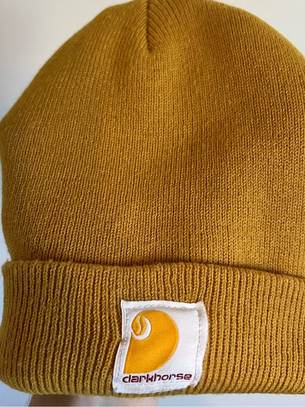 Darkhorse Coffee Mustard Yellow Beanie